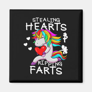 Herzen stehlen und Furze reißen Lustiger Valentins Magnet