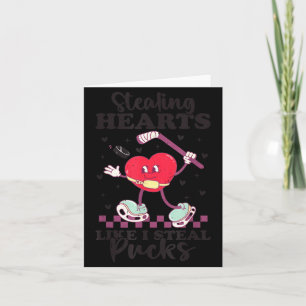 Herzen stehlen wie ich Pucks stehle Funny Valentin Karte