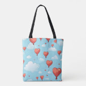 Herzen steigen auf tasche (Rückseite)