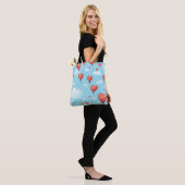 Herzen steigen auf tasche (Am Model)