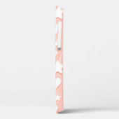 Herzen, Sterne und Wirbel aus rosa Brise Case-Mate iPhone Hülle (Rückseite / Links)