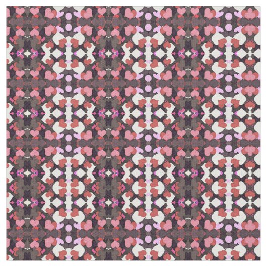 HERZEN STOFF (Nahaufnahme)