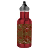 Herzen Tassenblumen Edelstahlflasche (Rechts)