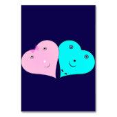 HERZEN TISCHNUMMER (Rückseite)