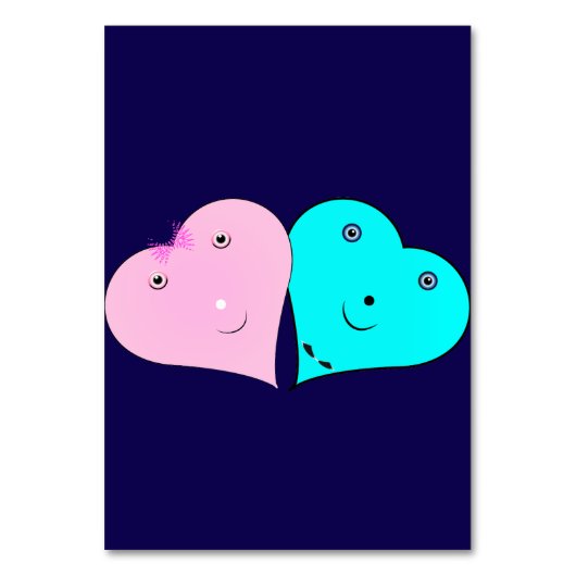 HERZEN TISCHNUMMER (Rückseite)