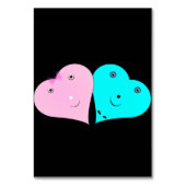 HERZEN TISCHNUMMER (Rückseite)