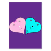 HERZEN TISCHNUMMER (Rückseite)