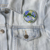 HERZEN u. HYDRANGEAS ~ Hochzeits-Knopf/Button Button (Beispiel)