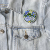 HERZEN u. HYDRANGEAS ~ Hochzeits-Knopf/Button Button (Beispiel)