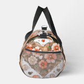 Herzen und Blume Duffle Bag (Rechts)