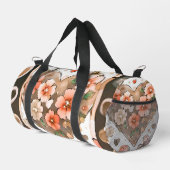 Herzen und Blume Duffle Bag (Rechte Ecke)