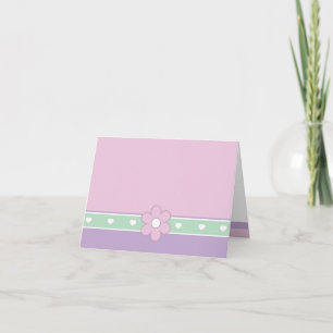 Herzen und Blume Notecard - Mehrzweck Dankeskarte
