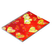 Herzen und Blume Notizblock (Linke Seite)