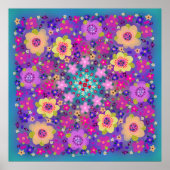 Herzen und Blume Schöne Poster (Vorne)