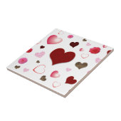 Herzen und Rose Fliese (Seite)