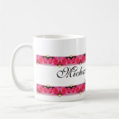 Herzen und Rose Kaffeetasse (Links)