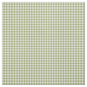 Herzen und Rosen-grünes Karo-Gingham-Gewebe Stoff (Muster)