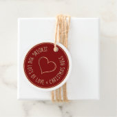 HERZEN UND ROTE GOLDGESCHENKE GESCHENKANHÄNGER (Beispiel)