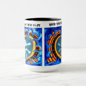 Herzen und Schädel Tasse (Zentrum)