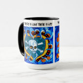 Herzen und Schädel Tasse (Vorderseite Links)