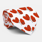 Herzen und Stethoskop-T - Shirts und Geschenke Krawatte (Gerollt)