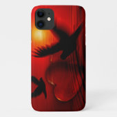 Herzen und Tauben Case-Mate iPhone Hülle (Rückseite)
