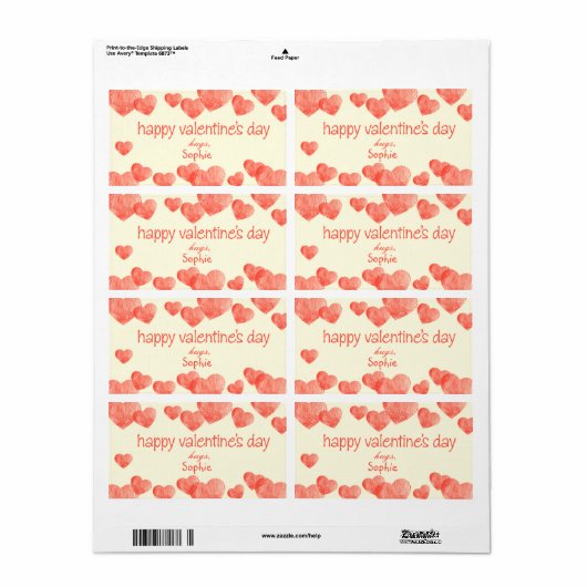 Herzen - Valentinstag Geschenke Tgs (Vorne)