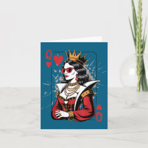 Herzen Valentinstag Königin Karte Wunder