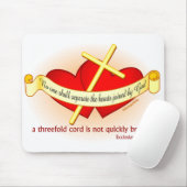 Herzen verbunden durch christliches Geschenk des Mousepad (Mit Mouse)