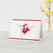 Herzen verflochten karte (Gelbe Blume)