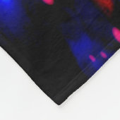 Herzen von Glys Fleece Blanket (Ecke)