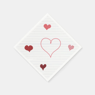 Herzen von Sionna Serviette