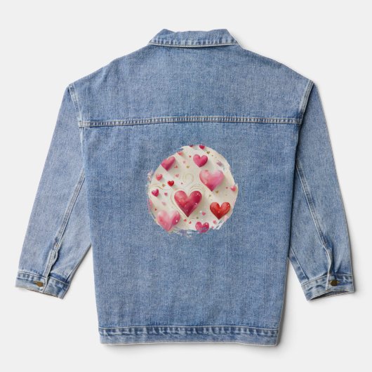 Herzen wie unseres jeansjacke (Rückseite)