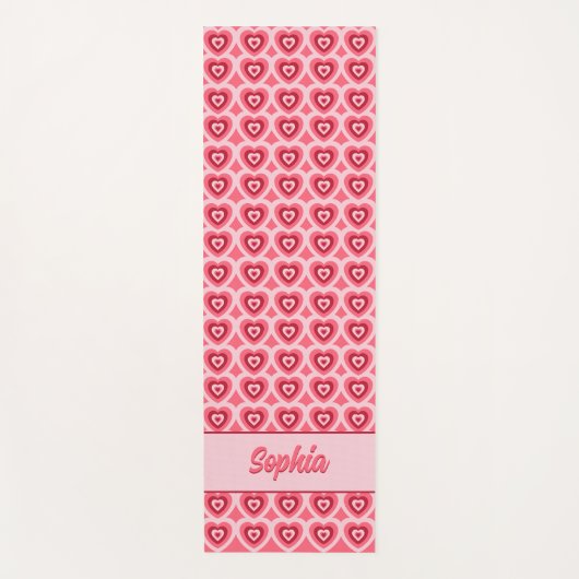 HERZEN YOGAMATTE (Vorderseite)