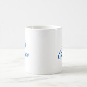 Herzenflagge in Griechenland Kaffeetasse (Mittel)