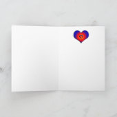 HERZENFRAU, Valentinstag Feiertagskarte (Innenseite)