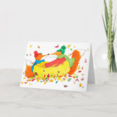 Herzenfüchse - Grußkarte von Nicole Janes Karte (Vorderseite)