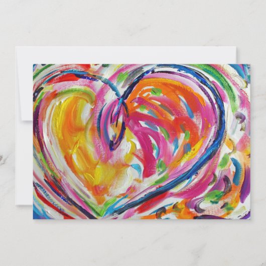 Herzens der Freude Einladung (Vorderseite)