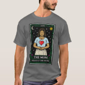 Herzensblumen der Mutter Tarot-Stil Mama T-Shirt (Vorderseite)