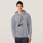Herzenschwarz Hoodie (Vorne ganz)
