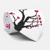 Herzenschwarz Krawatte (Gerollt)