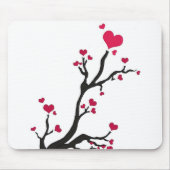 Herzenschwarz Mousepad (Vorne)