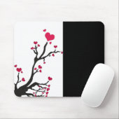 Herzenschwarz Mousepad (Mit Mouse)