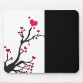 Herzenschwarz Mousepad (Vorne)