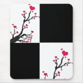 Herzenschwarz Mousepad (Vorne)