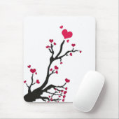 Herzenschwarz Mousepad (Mit Mouse)