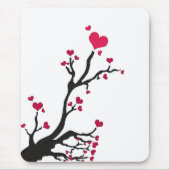 Herzenschwarz Mousepad (Vorne)