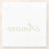 Herzenscroll Glasuntersetzer (Rückseite)