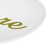 Herzenscroll Schneidebrett (Ecke)