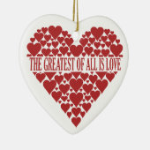 Herzensdekoration Keramikornament (Rechts)